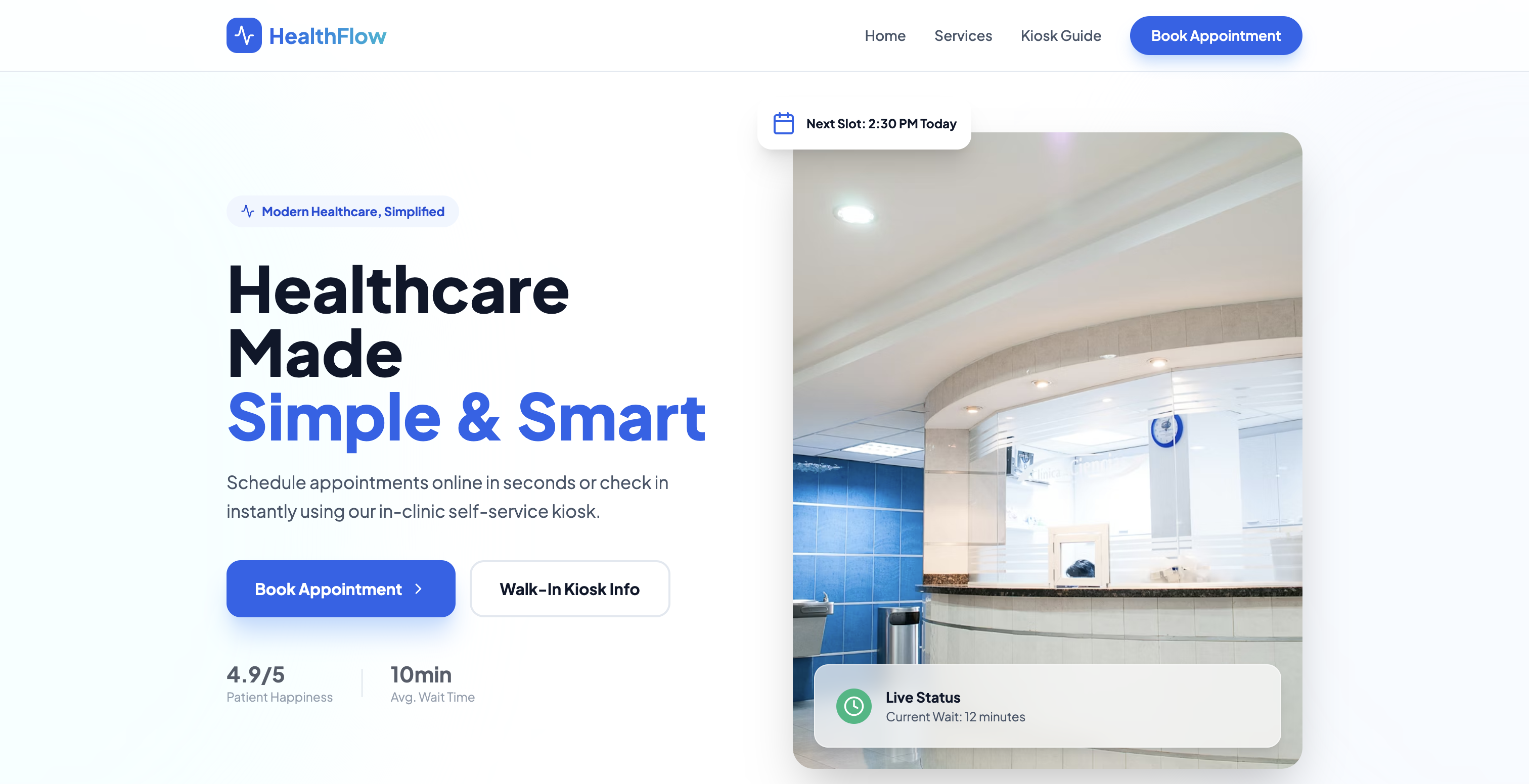 Clinic Landing Page