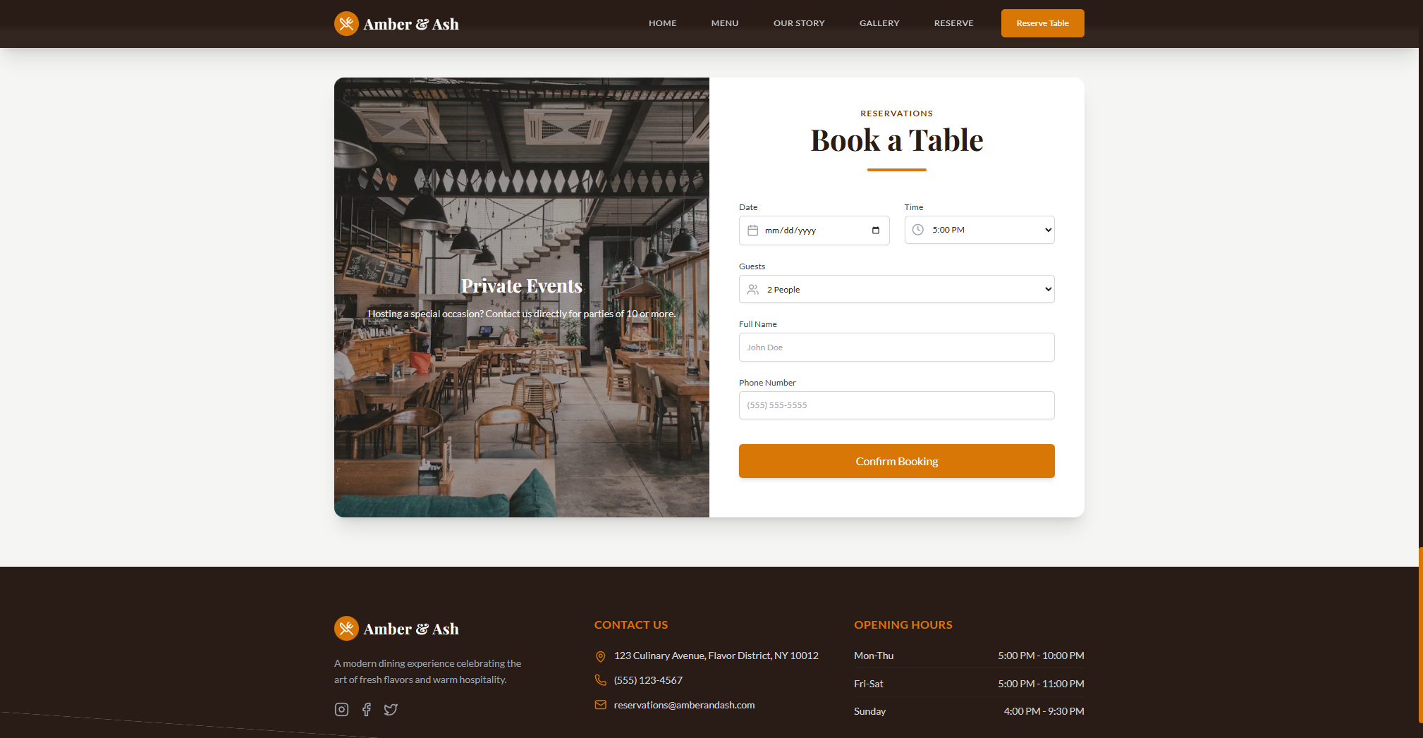 Booking System
