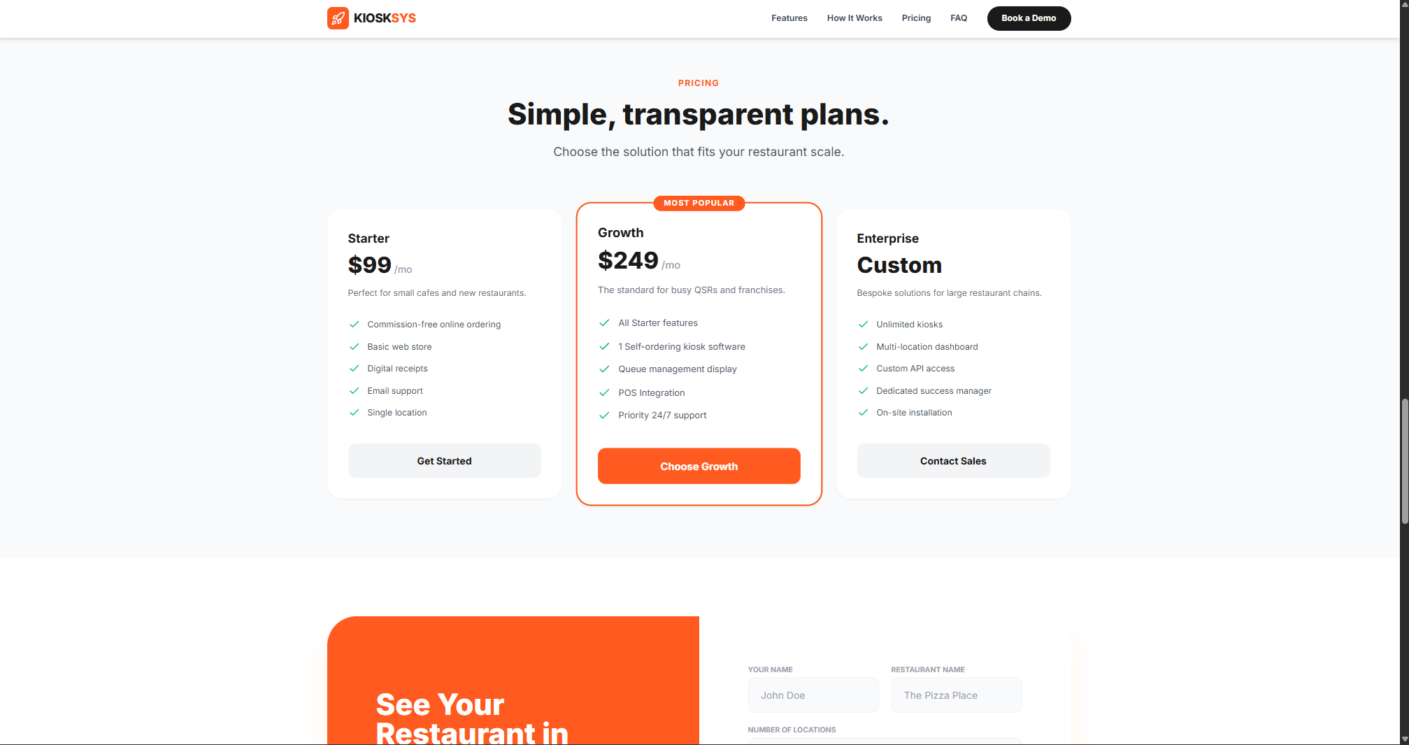 Pricing System